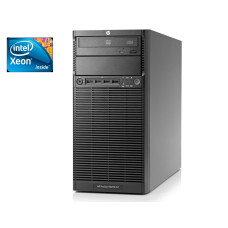 Робоча станція HP ProLiant ML110 G7 Server Tower / Intel Xeon E3-1220 (4 ядра по 3.1-3.4GHz) / 4GB DDR3 / 500GB HDD / Intel GMA X4500 / 350W / DVD-ROM б/в
