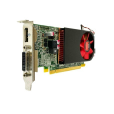 Дискретна відеокарта AMD Radeon R7 250, 2 GB DDR3, 128-bit / 1x DVI, 1x DisplayPort / Для корпусів форм-фактора SFF + Перехідник DVI-VGA б/в