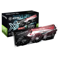 Дискретна відеокарта Inno3D nVidia GeForce RTX 3060 Ichill X3 Red LHR, 12 GB GDDR6, 192-bit/HDMI, DisplayPort б/в